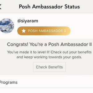 I am a Posh Ambassador II 🎊🥰💃